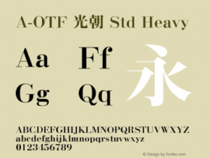 光朝 Std Heavy