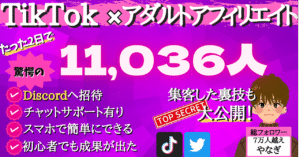 【動画作成ド初心者でも再現できた】TikTok集客を大公開！！【アダルトアフィリエイト】 やなぎ｜プロフ見てね