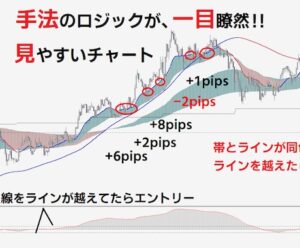 ぱっと見でプロのトレード手法が一目瞭然でわかります トウジFX