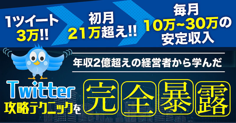 【Twitterマネタイズ初月21万超え】年収2億超えの経営者から学んだTwitter運用テクニック大全 佐竹
