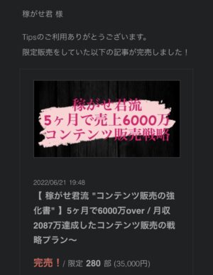 【 稼がせ君流 "コンテンツ販売の強化書" 】5ヶ月で6000万over / 月収2087万達成したコンテンツ販売の戦略プラン〜　稼がせ君
