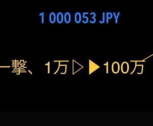 FXで一撃1▶100手法教えます プリフロップ FXで最高月収1500万