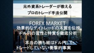 FXドル円の正体を公開！外資FX戦術を暴露します 元ABNアムロ トレーダー博士・MBA