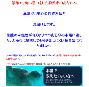 OPライト【暴落に負けにくい投資法】