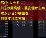 FX 高値・安値からのポジション構築方法を教えます Captain009