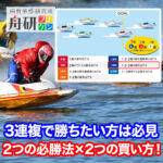 ★【２連複で勝負！競艇に全てを賭ける人の秘術！！】◎必勝法◎