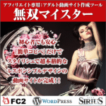 アフィリエイト専用：アダルト動画サイト作成ツール【無双マイスター】