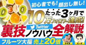 【豪華初回特典あり】誰でも３ヶ月で10万フォロワー達成できる【Twitter戦略】　かずま社長