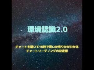 「環境認識2.0」チャートを開いて10秒で買いか売りかがわかるチャートリーディングの決定版