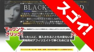 情報商材アフィリエイトで稼ぐ「Black Diamond-ブラックダイヤモンド-」