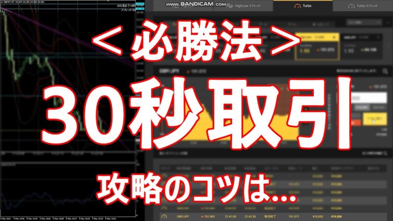 1分BO 連勝して撤退するループで稼ぐ戦略 プロトレーダー立野