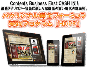 パクリジナル錬金実践プログラム「HOPE