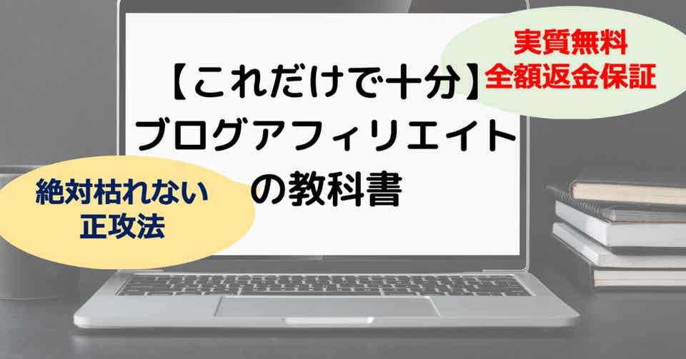 【完全版】ブログアフィリエイトの教科書【2020年以降も枯れない正攻法】 ともっち