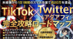 【220部完売！】TikTok✕Twitterアダアフィ完全攻略【最終49800円】　アオヤマ@アダアフィ教材ランキング1位