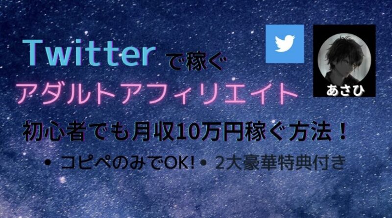 初心者がアダルトアフィリエイトでコピペ作業をし毎月安定して稼ぐ方法 あさひ