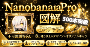 【NanobananaPro】3ステップで簡単！知識ゼロで８万通り以上の図解デザイン！プロ級の最強図解製造ツール【豪華特典付き】　不可思議ちゃん