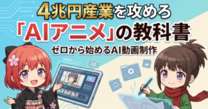 【4兆円産業を攻めろ】「AIアニメ」の教科書｜ゼロから始めるAI動画制作　イケハヤ（イケダハヤト）