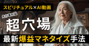 【超穴場】スピリチュアル×AI動画の爆益マネタイズ手法&動画の作り方解説【コピペで使えるプロンプトつき】　なんでもやるこ@AI動画クリエイター