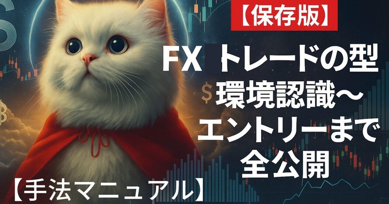 【全公開】FX手法マニュアル｜トレードの型 ニャ王