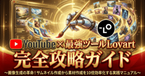 YouTube × 最強ツールLovart 完全攻略ガイド 〜画像生成の革命！サムネイル作成から素材作成を10倍効率化する実践マニュアル〜　たか＠AI×YouTubeでバズらせる人