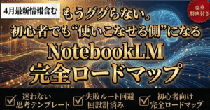 【NotebookLM完全攻略】あなたのビジネスを10倍速にする「第2の脳」構築術　早乙女 輝