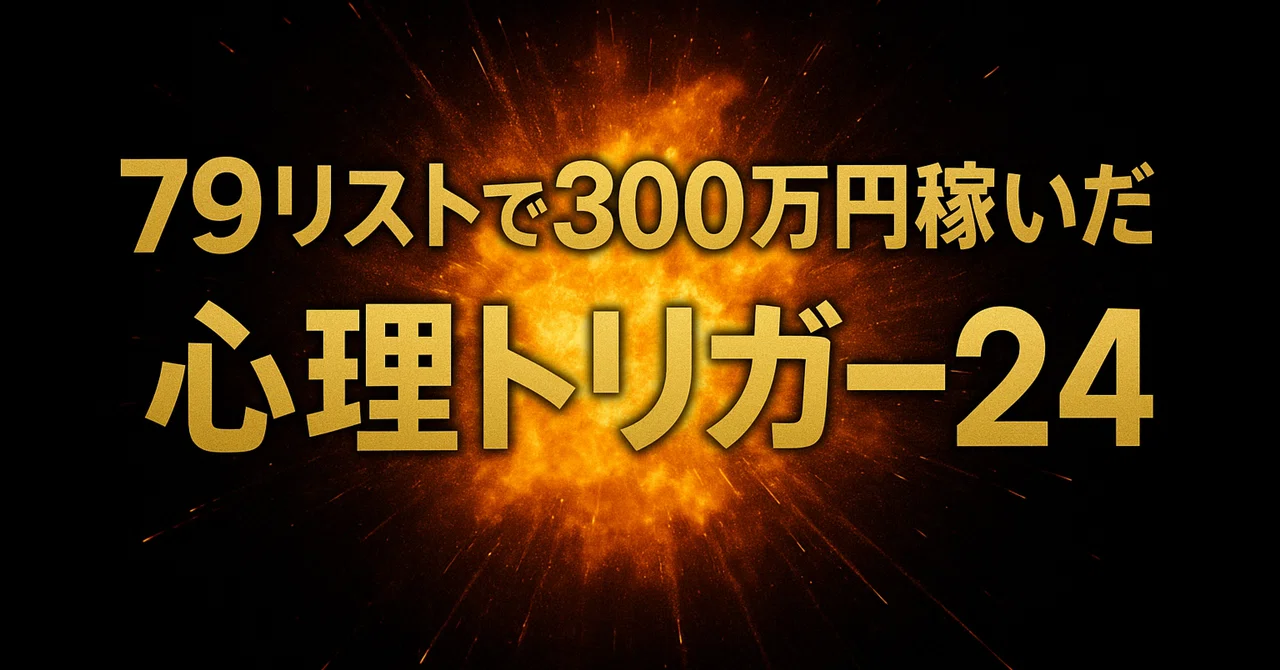 【実話】最高のS◯Xを覚えたら、79リストで300万円売れた話。　まさむね